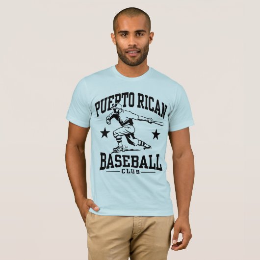T-shirt Baseball portoricain (Devant entier)