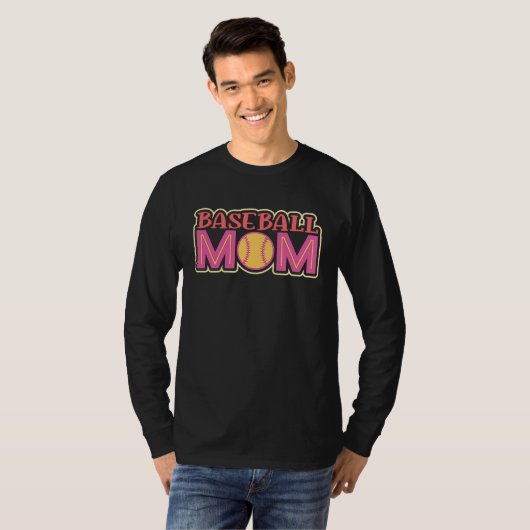 T-shirt Baseball quote for baseball moms (Devant entier)
