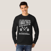 T-shirt baseball quote for baseball player   baseball (Devant entier)