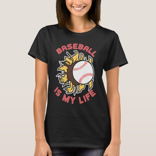T-shirt Baseball quote for baseball players  1 (Devant)