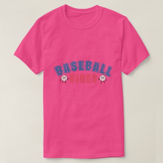 T-shirt Baseball rétro 2 (Design devant)