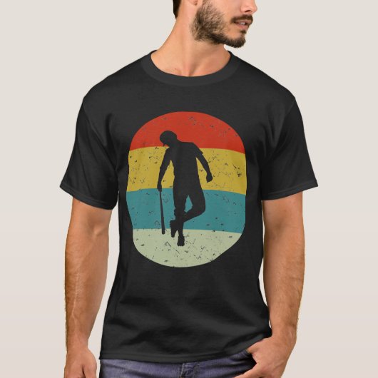 T-shirt baseball retro vinatge (Devant)