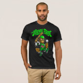 T-shirt Baseball Singe Coup de Circuit (Devant entier)