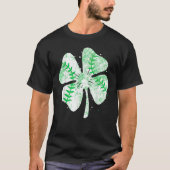T-shirt Baseball St Patricks Day Boys Men Catcher Pitcher (Devant)