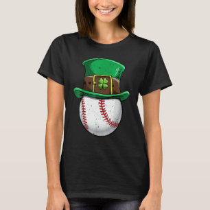 T-shirt Baseball St Patricks Day Garçons Hommes Balle Luti