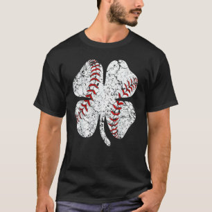 T-shirt Baseball St Patricks Day Garçons Hommes Receveur L