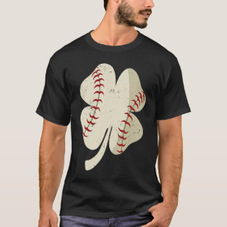 T-shirt Baseball St Patricks Day Shamrock