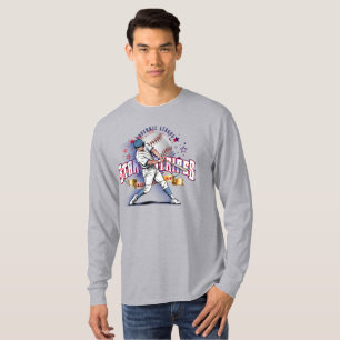 T-shirt Baseball Stars & Stripes Homme Manches Longues