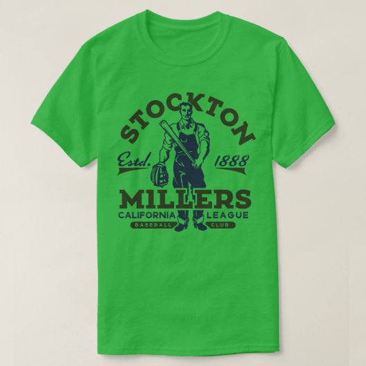 T-shirt Baseball Stockton Millers (Design devant)