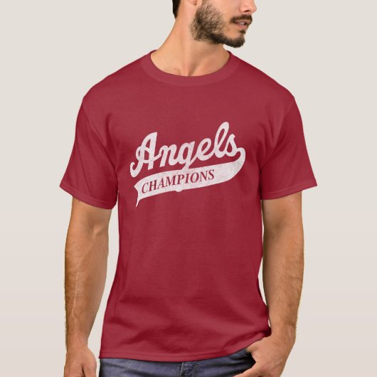 T-shirt Baseball Team Los Angeles Angel (Devant)