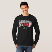 T-shirt Baseball Vibes Baseball Coach Pitcher Batter Catch (Devant entier)