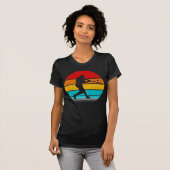 T-shirt Baseball vintage rétro (Devant entier)
