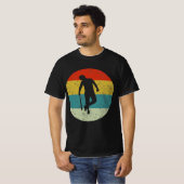 T-shirt baseball vintage rétro (Devant entier)
