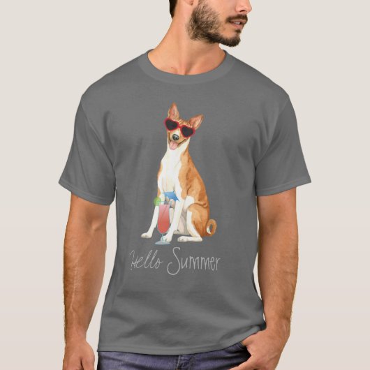 T-shirt Basenji été (Devant)