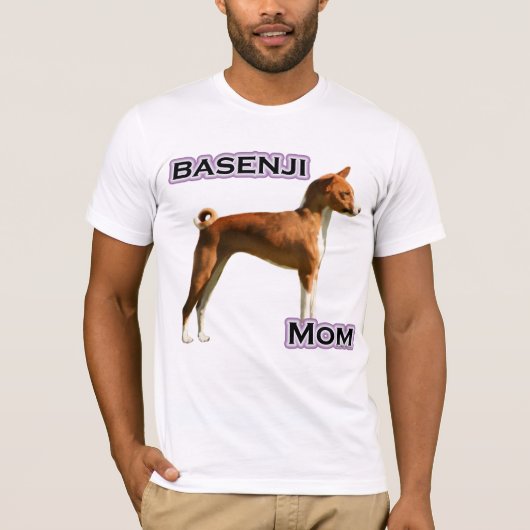 T-shirt Basenji Maman 4 (Devant)