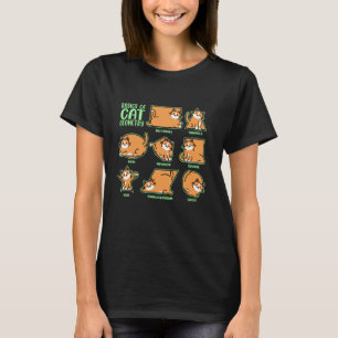 T-shirt Bases de la géométrie de chat, professeur de mathé
