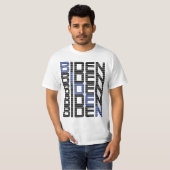 T-shirt Bases de texte BIDEN (Devant entier)