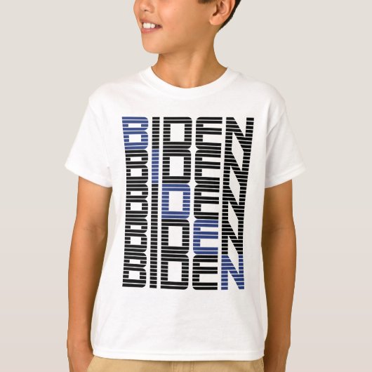 T-shirt Bases de texte BIDEN (Devant)