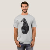 T-Shirt Bash le Vautour Noir (Devant entier)