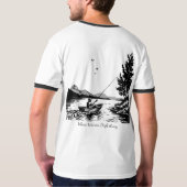 T-Shirt Basic à liseré pour hommes  (Dos)