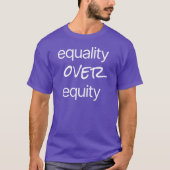 T-Shirt Basic Dark Égalité Sur Équité (Devant)