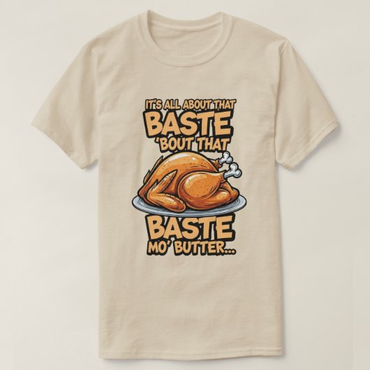 T-Shirt Basic de Thanksgiving (Design devant)