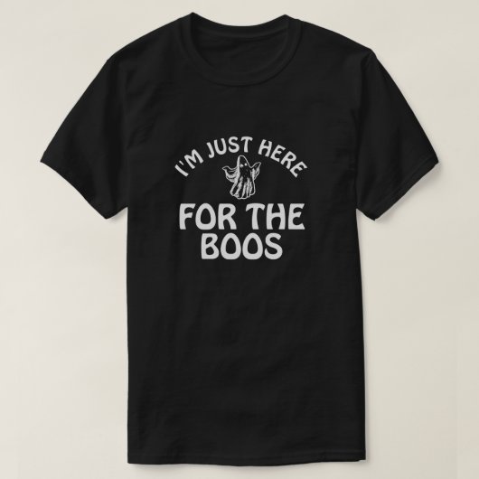 T-Shirt Basic Fantôme d'Halloween (Design devant)