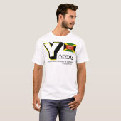 T-shirt basic pour hommes YARDIE. (Devant entier)