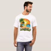 T-shirt basic unisexe Vacances Rêvées USA (Devant entier)