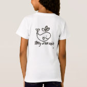 T-shirt Basic White B3lly (Dos)