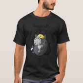 T-shirt Basically A Detective True Crime Fan Cozy Tuxedo (Devant)