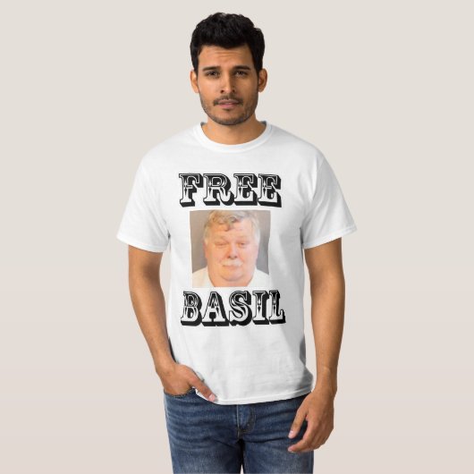 T-shirt Basil libre B&W (Devant entier)