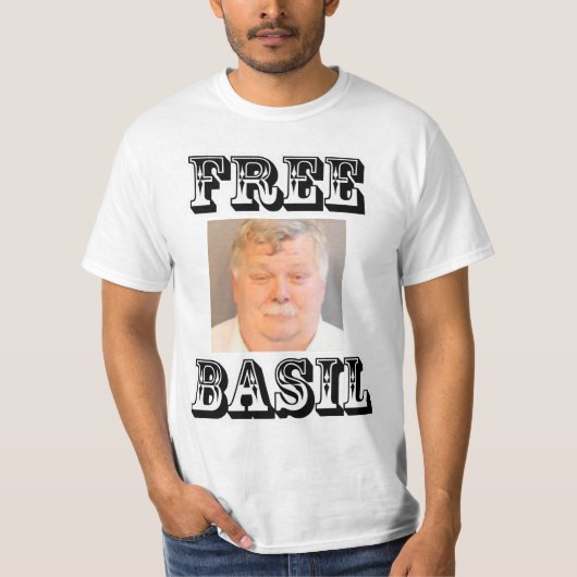 T-shirt Basil libre B&W (Devant)