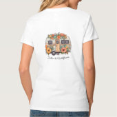 T-shirt basique à col en V pour femmes (Dos)