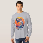 T-Shirt basique à manches longues (Devant entier)