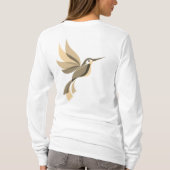 T-shirt basique à manches longues Confortable (Dos)