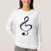 T-shirt basique à manches longues Confortable (Devant)