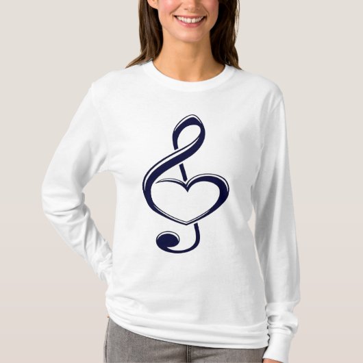 T-shirt basique à manches longues Confortable (Devant)