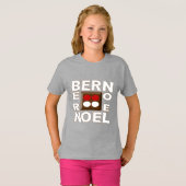 T-shirt basique acier Design BERN NOEL (Devant entier)
