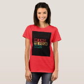 T-shirt basique avec belle impression (Devant entier)