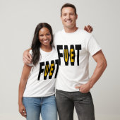 T-shirt basique blanc Design FOOT UE (Unisexe)