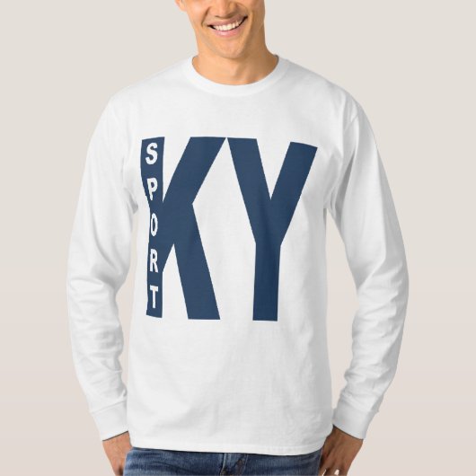 T-shirt basique blanc KENTUCKY SPORT (Devant)