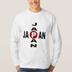 T-shirt basique blanc manches longues JAPON