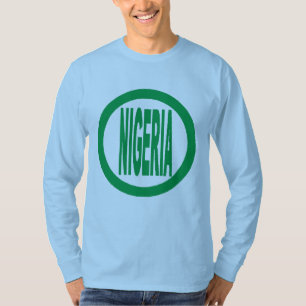 T-shirt basique bleu ciel NIGERIA