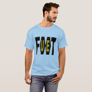 T-shirt basique bleu Design FOOT UE