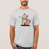 T-Shirt basique Cairn Terrier USA (Devant)