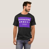 T-Shirt Basique Dark INTERLUDE MODELS (Devant entier)