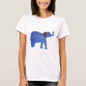 T-shirt basique dessin éléphant (Devant)