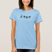 T-shirt basique Dog Love (Devant)