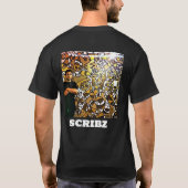 T-shirt basique foncé du BST ART MERCH (Dos)